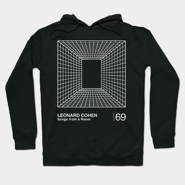 Leonard Cohen / Minimalist Graphic Design Fan Artwork Hoodie by saudade